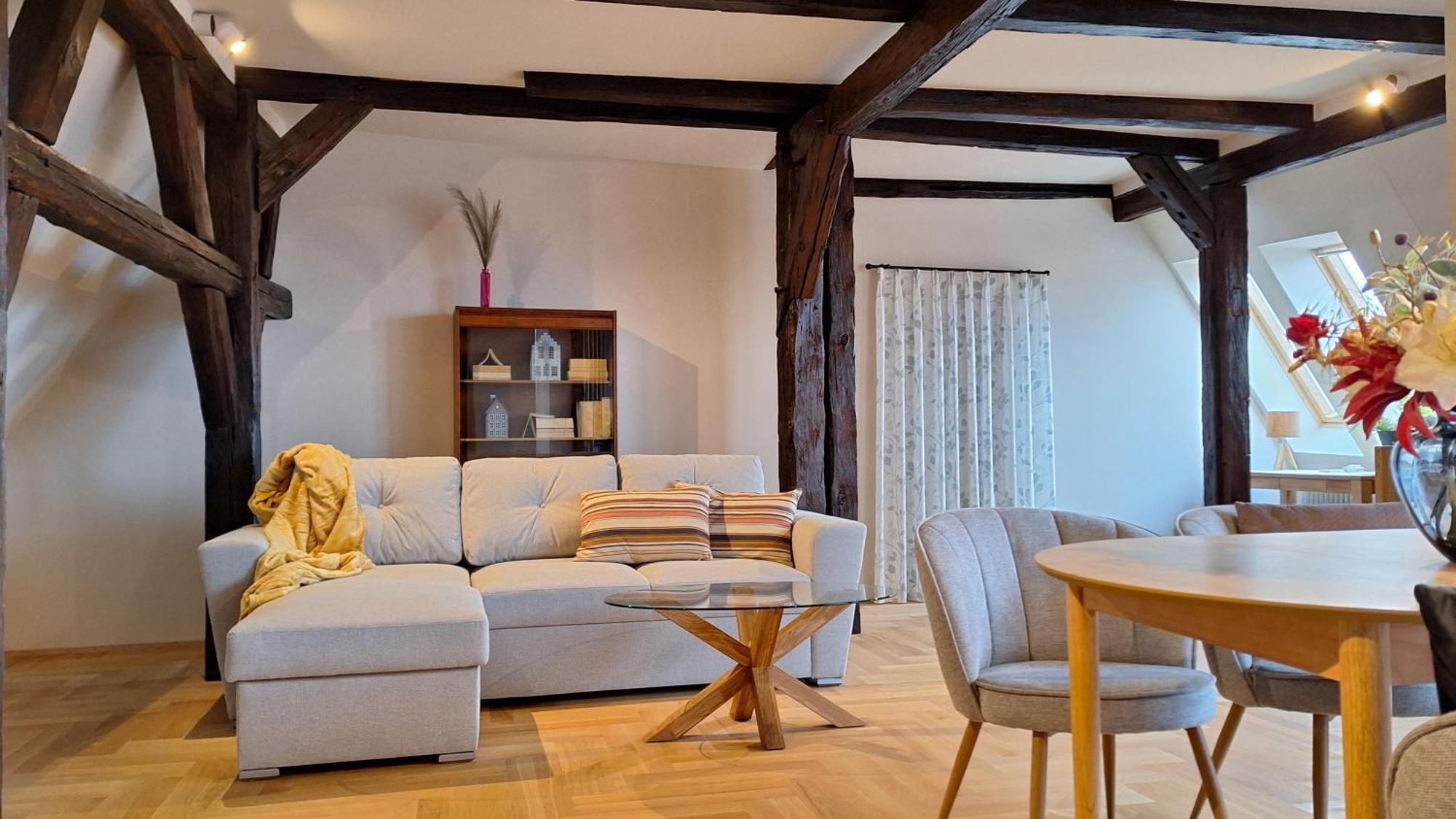 Stadtpalais Bellevue-Suite 3- Zimmer- Maisonettewohnung Mit Dachterrasse Maximal 4 Personen Budziszyn Zewnętrze zdjęcie