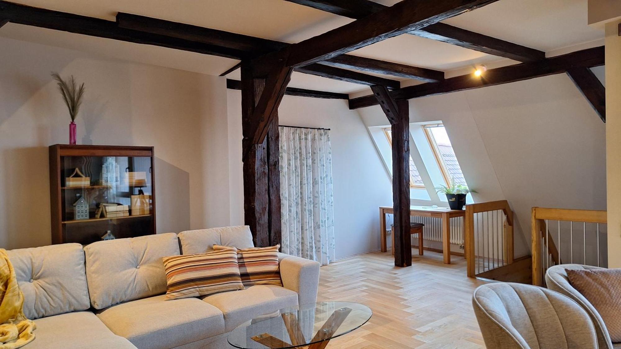 Stadtpalais Bellevue-Suite 3- Zimmer- Maisonettewohnung Mit Dachterrasse Maximal 4 Personen Budziszyn Zewnętrze zdjęcie