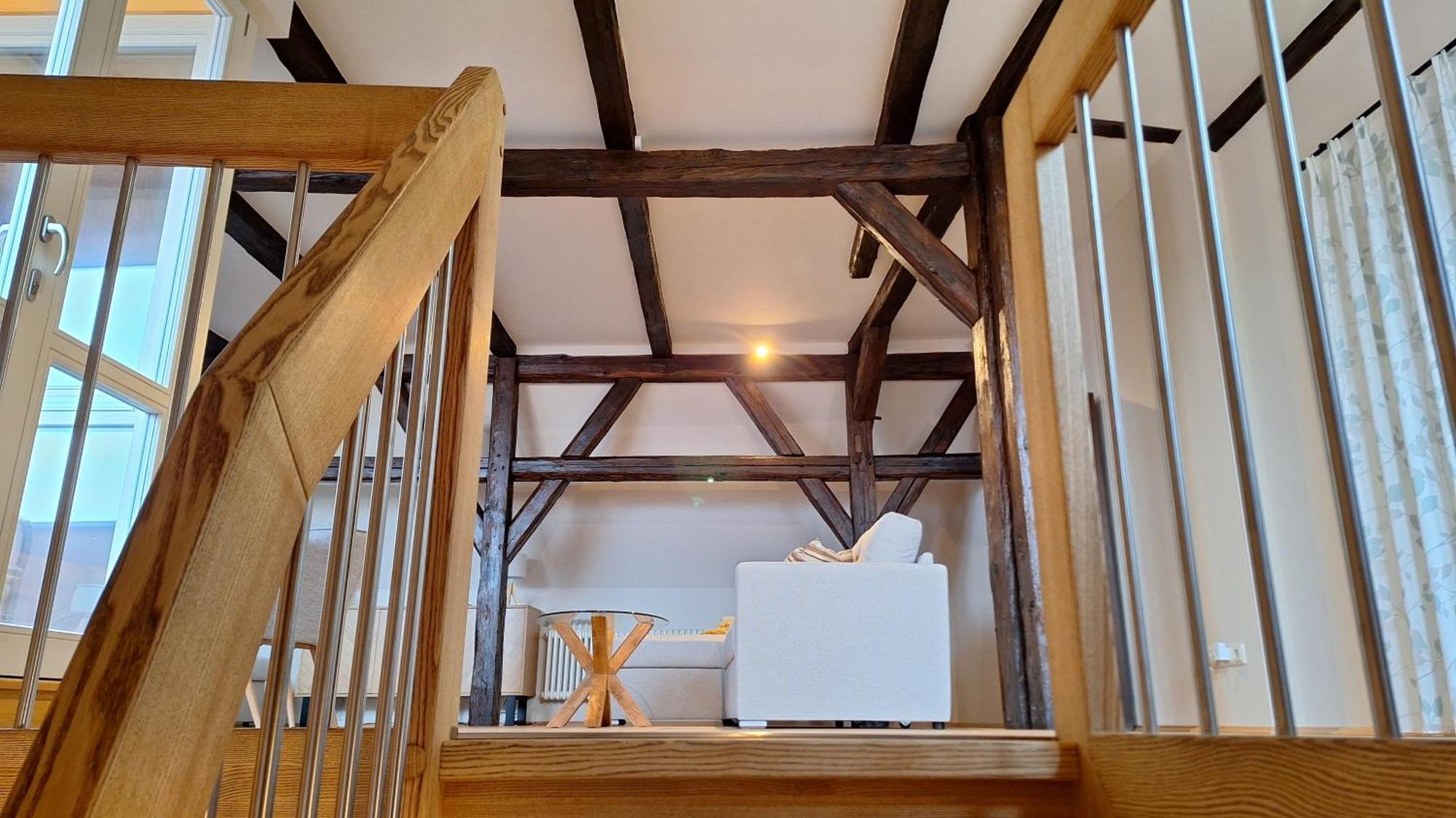 Stadtpalais Bellevue-Suite 3- Zimmer- Maisonettewohnung Mit Dachterrasse Maximal 4 Personen Budziszyn Zewnętrze zdjęcie