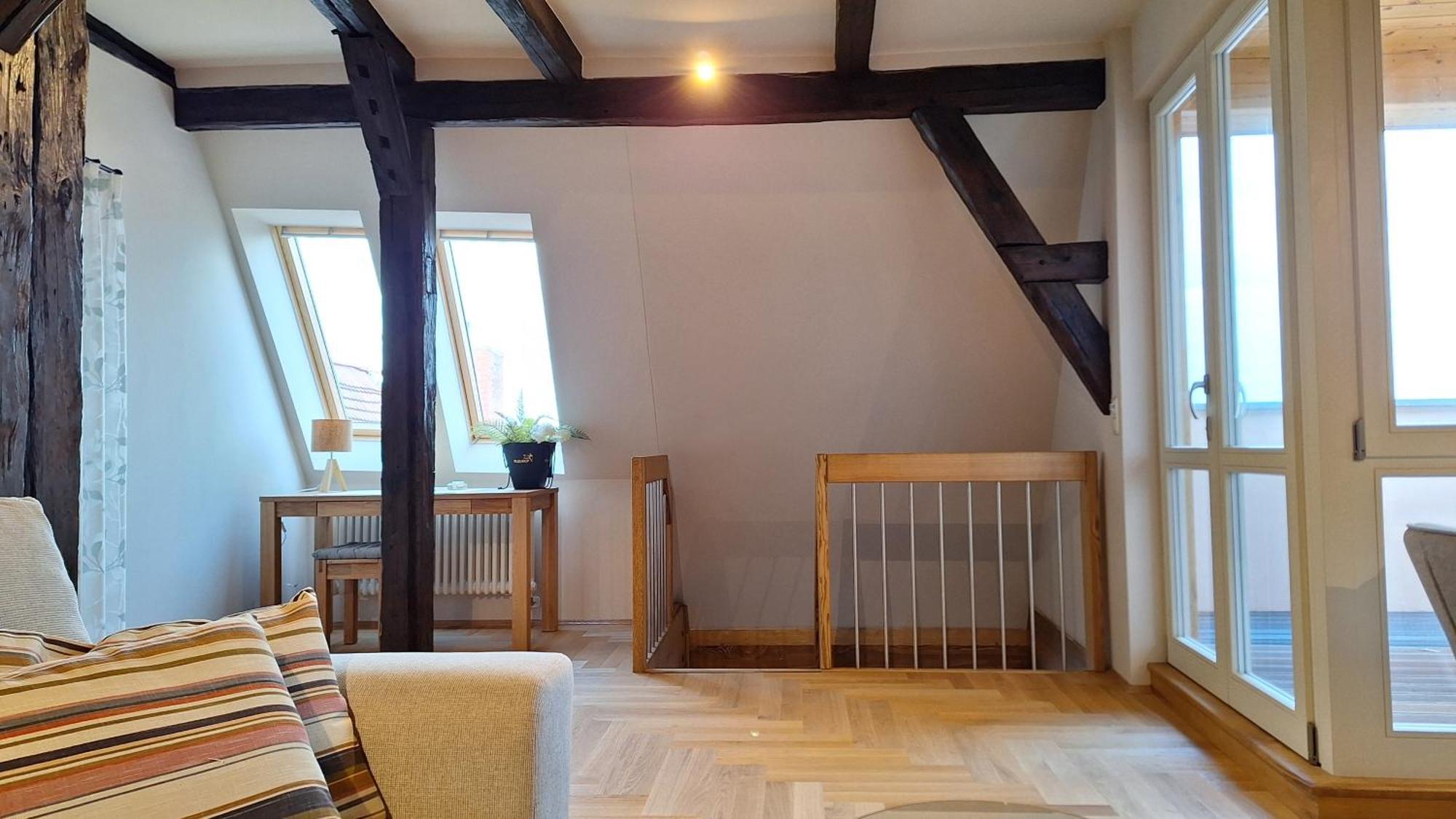 Stadtpalais Bellevue-Suite 3- Zimmer- Maisonettewohnung Mit Dachterrasse Maximal 4 Personen Budziszyn Zewnętrze zdjęcie